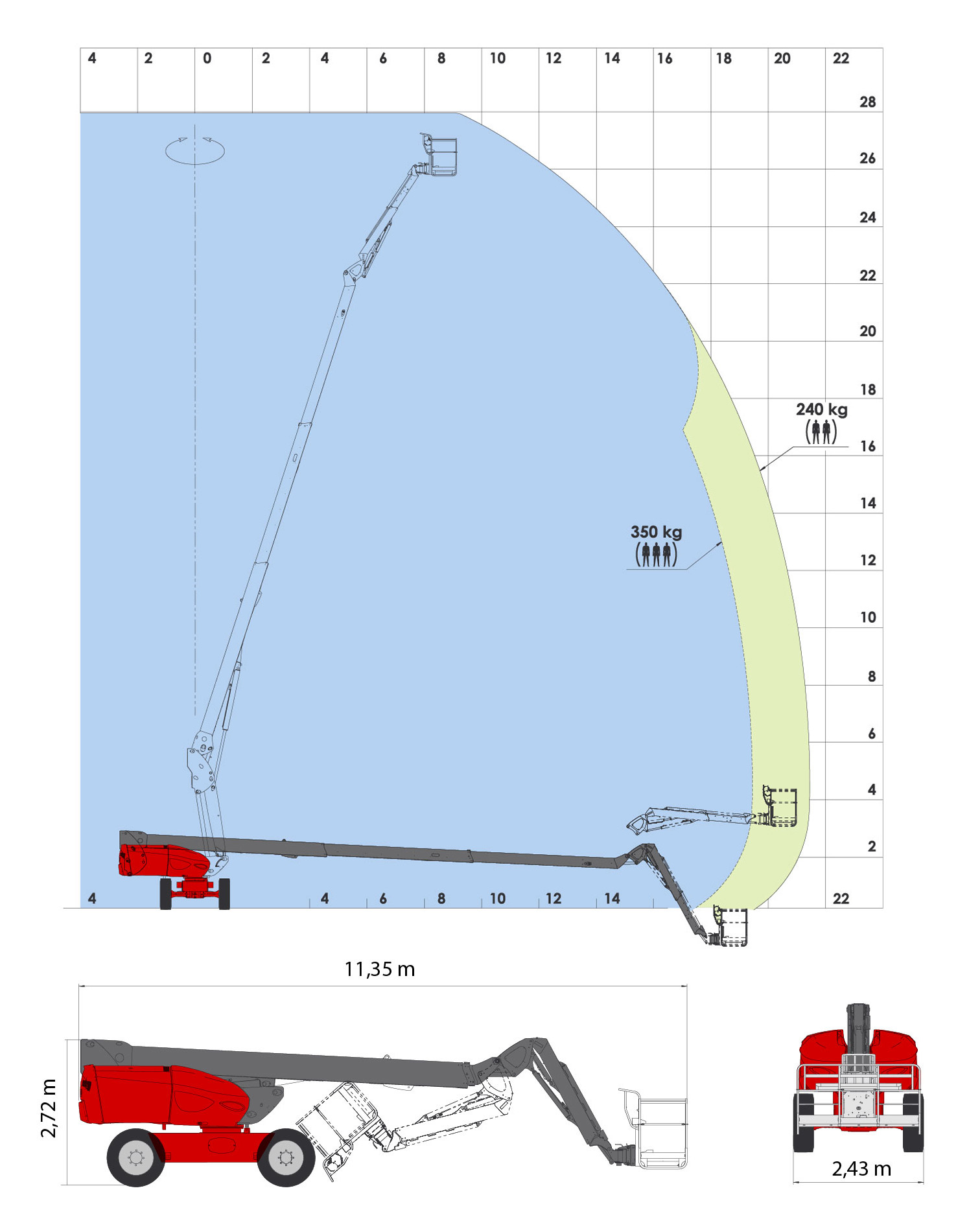 MANITOU 280TJ Telescopische hoogwerkers diesel Duma Rent